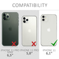 Schutzfolie Rückseite kompatibel mit Apple iPhone 11