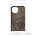 kwmobile Hülle kompatibel mit Apple iPhone 11 Pro Handy Cover TPU Handyhülle Kompass Vintage