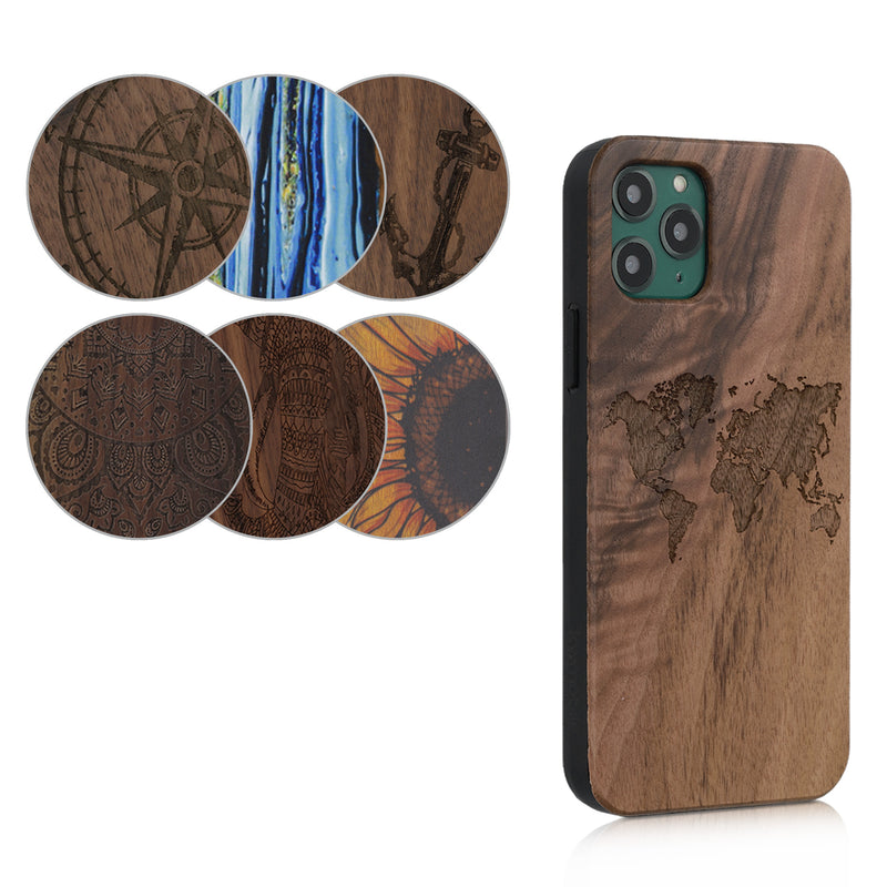 kwmobile Hülle kompatibel mit Apple iPhone 11 Pro Handy Cover TPU Handyhülle Kompass Vintage