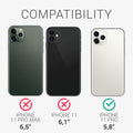 kwmobile Hülle kompatibel mit Apple iPhone 11 Pro Handy Cover TPU Handyhülle Kompass Vintage