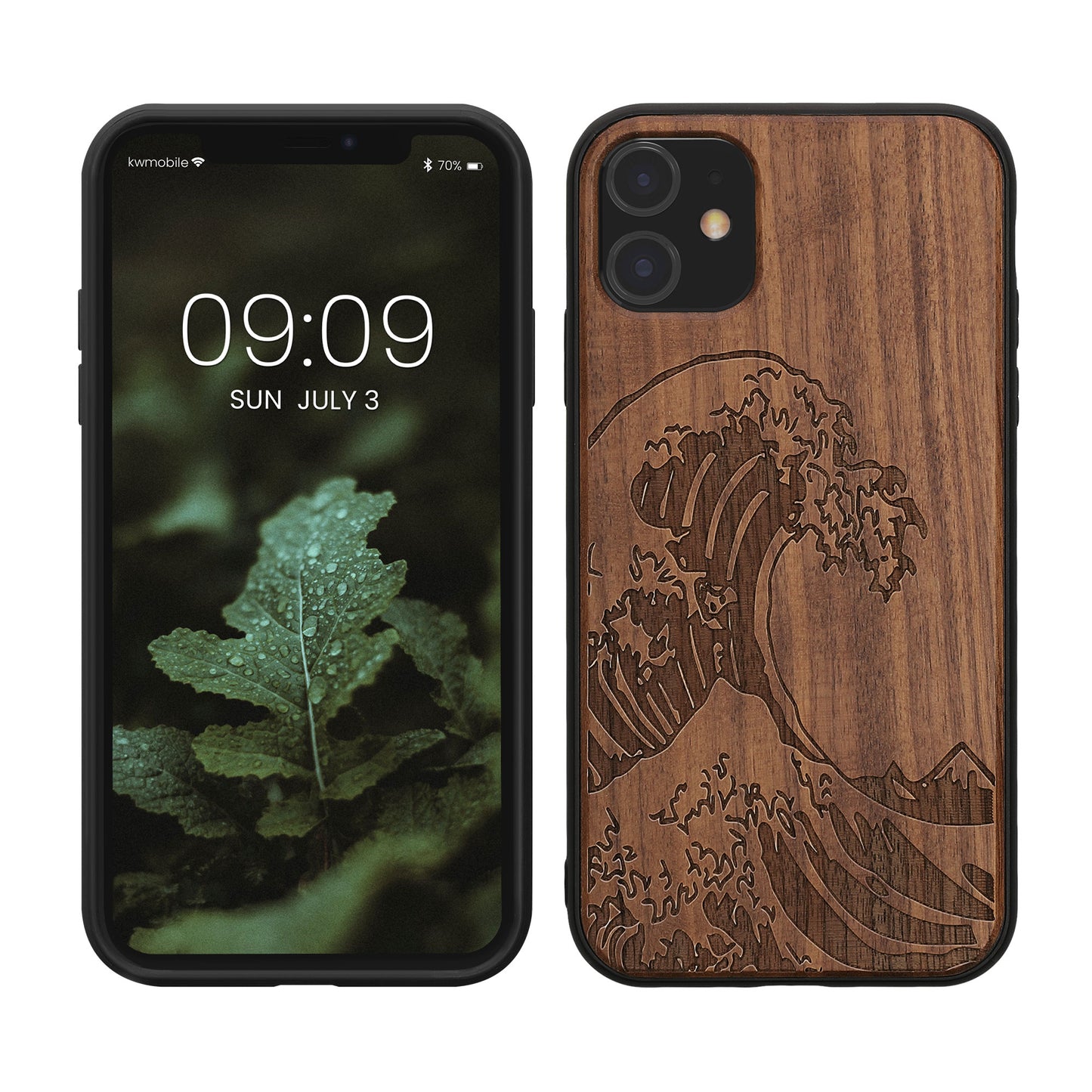 kwmobile Hülle kompatibel mit Apple iPhone 11 Handy Cover TPU Handyhülle Kompass Vintage