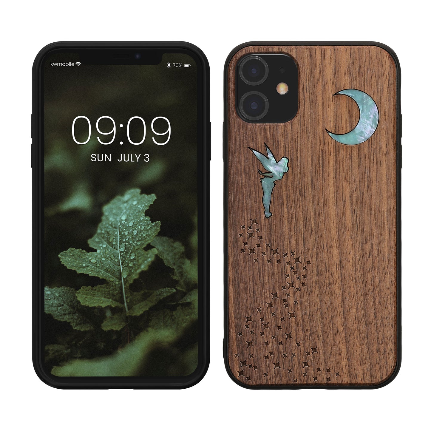 kwmobile Hülle kompatibel mit Apple iPhone 11 Handy Cover TPU Handyhülle Kompass Vintage