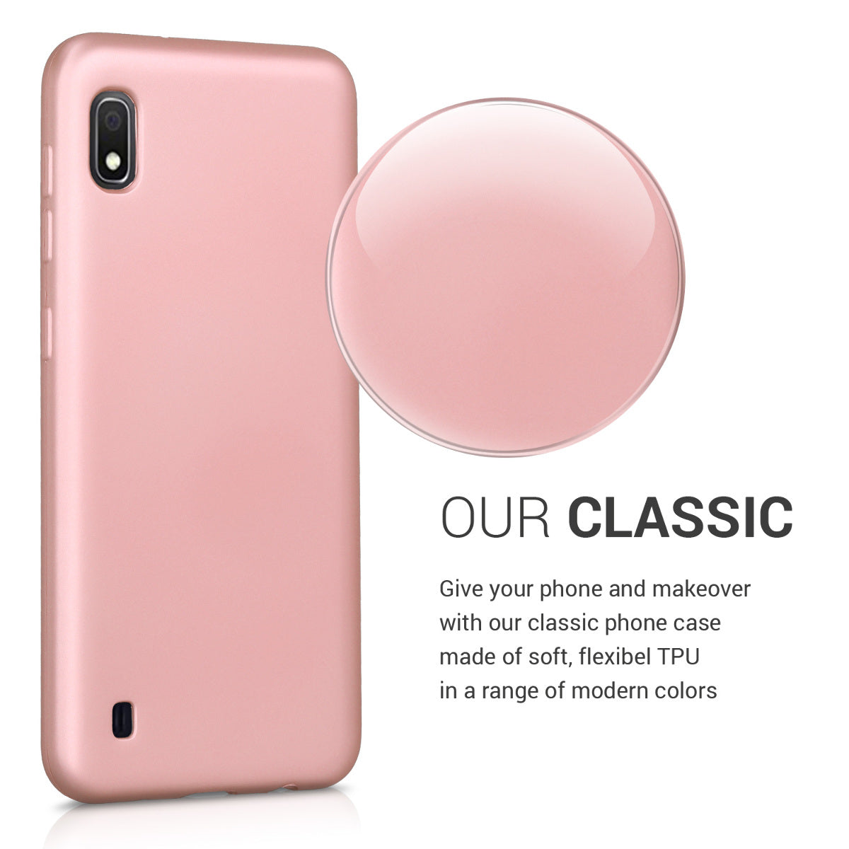 kwmobile Handyhülle für Samsung Galaxy A10 Hülle Silikon Case Schutzhülle Cover