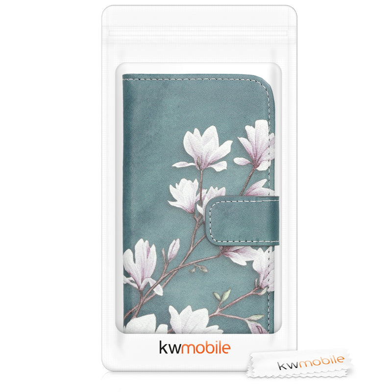 kwmobile Wallet Case kompatibel mit Samsung Galaxy A10 Hülle - Cover mit Ständer und Kartenfächern