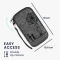 kwmobile Handytasche für Smartphones - Handy Filztasche - 16,5 x 8,9 cm Innenmaße