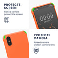kwmobile Necklace Case kompatibel mit Apple iPhone X Hülle - Cover mit Kordel zum Umhängen - Silikon Schutzhülle
