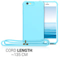 kwmobile Necklace Case kompatibel mit Apple iPhone 6 / 6S Hülle - Cover mit Kordel zum Umhängen - Silikon Schutzhülle