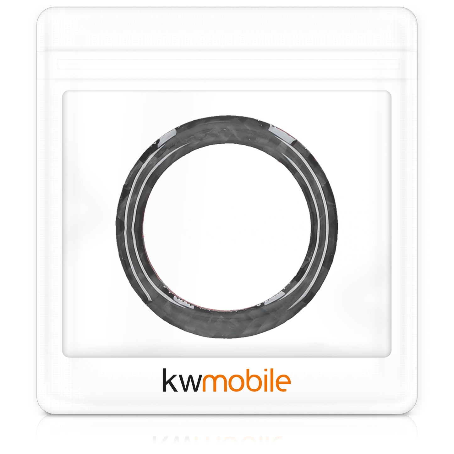 kwmobile Ringrahmen für Start/Stopp-Knopf kompatibel mit BMW 3er Serie E90/E91/E92/E93 - flexibler und dekorativer Ring