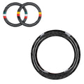 kwmobile Ringrahmen für Start/Stopp-Knopf kompatibel mit BMW 3er Serie E90/E91/E92/E93 - flexibler und dekorativer Ring