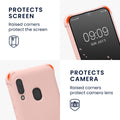 kwmobile Necklace Case kompatibel mit Samsung Galaxy A20e Hülle Cover mit Kordel zum Umhängen Silikon Schutzhülle