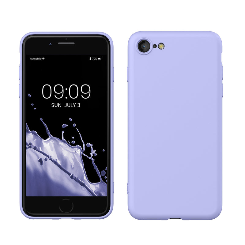 kwmobile Handyhülle für iPhone SE 2022 Hülle / iPhone SE 2020 / iPhone 8 / iPhone 7, für iPhone SE Hülle - Schutzhülle für kabelloses Laden - Case