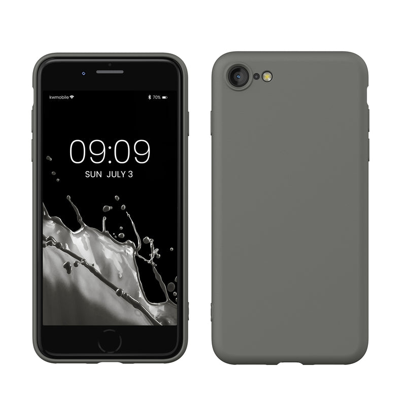 kwmobile Handyhülle für iPhone SE 2022 Hülle / iPhone SE 2020 / iPhone 8 / iPhone 7, für iPhone SE Hülle - Schutzhülle für kabelloses Laden - Case