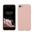 kwmobile Handyhülle für iPhone SE 2022 Hülle / iPhone SE 2020 / iPhone 8 / iPhone 7, für iPhone SE Hülle - Schutzhülle für kabelloses Laden - Case