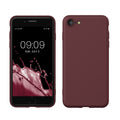 kwmobile Handyhülle für iPhone SE 2022 Hülle / iPhone SE 2020 / iPhone 8 / iPhone 7, für iPhone SE Hülle - Schutzhülle für kabelloses Laden - Case