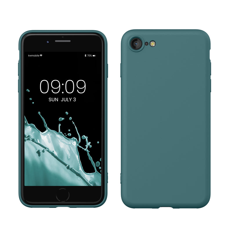 kwmobile Handyhülle für iPhone SE 2022 Hülle / iPhone SE 2020 / iPhone 8 / iPhone 7, für iPhone SE Hülle - Schutzhülle für kabelloses Laden - Case