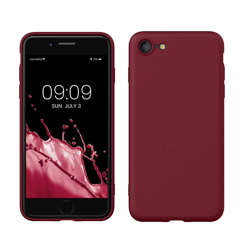 kwmobile Handyhülle für iPhone SE 2022 Hülle / iPhone SE 2020 / iPhone 8 / iPhone 7, für iPhone SE Hülle - Schutzhülle für kabelloses Laden - Case