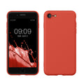 kwmobile Handyhülle für iPhone SE 2022 Hülle / iPhone SE 2020 / iPhone 8 / iPhone 7, für iPhone SE Hülle - Schutzhülle für kabelloses Laden - Case