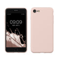 kwmobile Handyhülle für iPhone SE 2022 Hülle / iPhone SE 2020 / iPhone 8 / iPhone 7, für iPhone SE Hülle - Schutzhülle für kabelloses Laden - Case