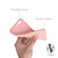 kwmobile Hülle kompatibel mit Apple iPhone 7 Plus / iPhone 8 Plus - gummierte Silikon Handyhülle - Schutzhülle für kabelloses Laden - Case