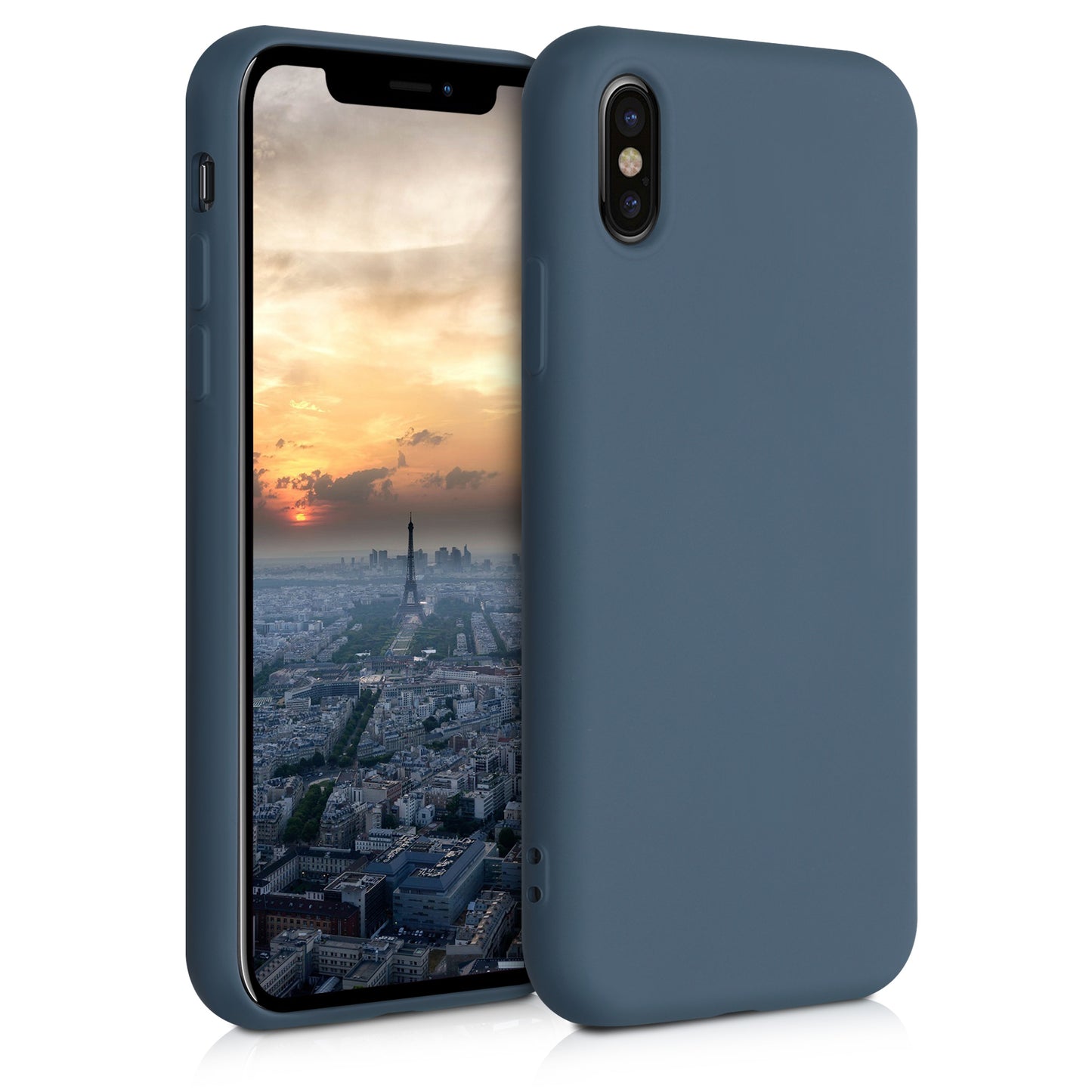 kwmobile Hülle kompatibel mit Apple iPhone X Hülle Schutzhülle für kabelloses Laden Case