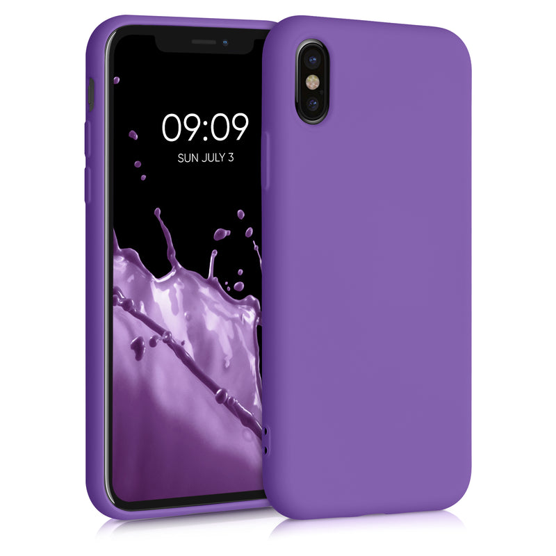kwmobile Hülle kompatibel mit Apple iPhone X Hülle Schutzhülle für kabelloses Laden Case