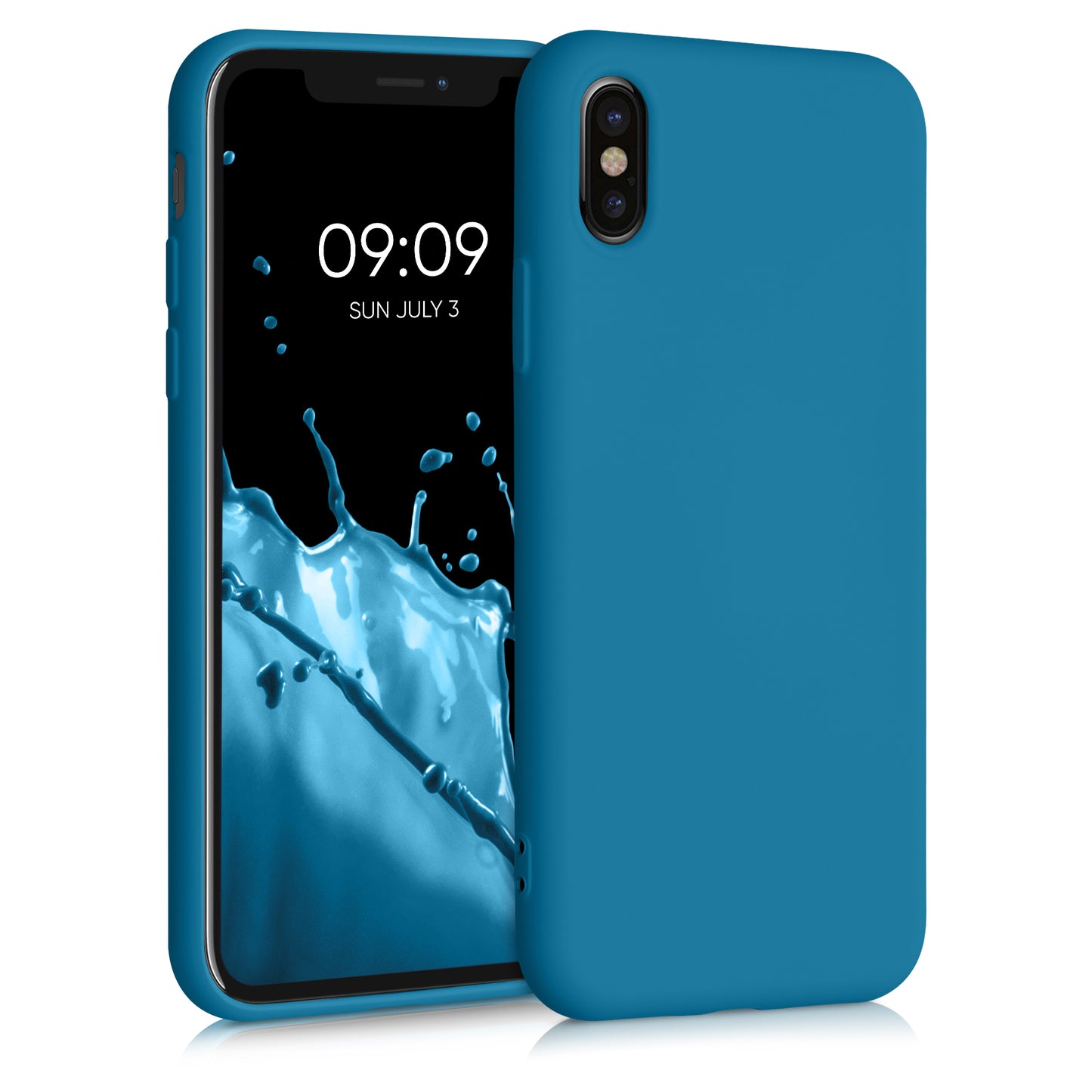 kwmobile Hülle kompatibel mit Apple iPhone X Hülle Schutzhülle für kabelloses Laden Case