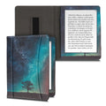 kwmobile Flip Hülle kompatibel mit Kobo Aura H2O Edition 2 - Vorderfach Handschlaufe