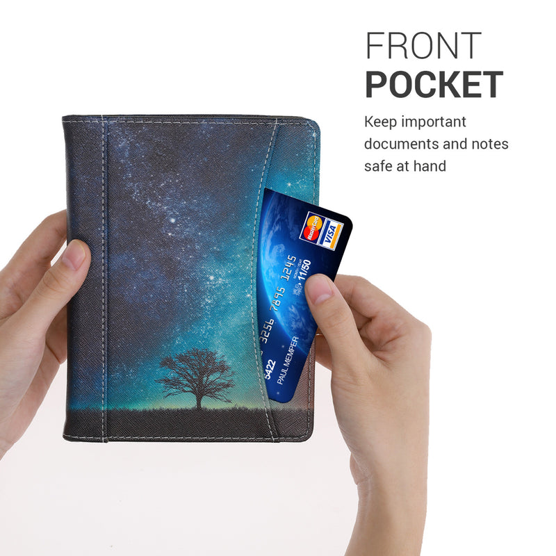 kwmobile Flip Hülle kompatibel mit Kobo Aura H2O Edition 2 - Vorderfach Handschlaufe