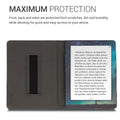 kwmobile Flip Hülle kompatibel mit Kobo Aura H2O Edition 2 - Vorderfach Handschlaufe