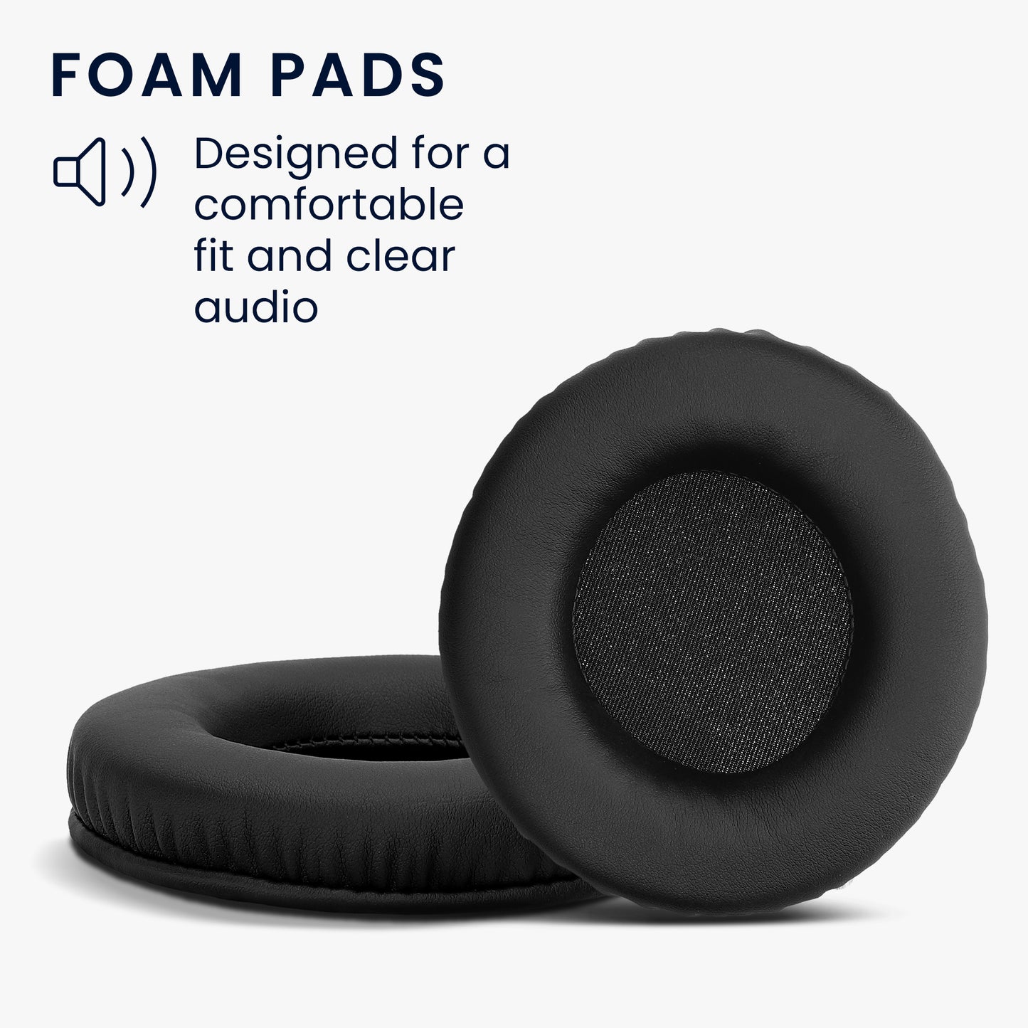 kwmobile Ohr Polster für Sennheiser HD215 /HD225 /HD205 II /HD 4.40 BT Ohrpolster Ersatz Ohrpolster Kopfhörer Ersatzteile Kopfhörer Ersatzpolster Over Ear Headphones