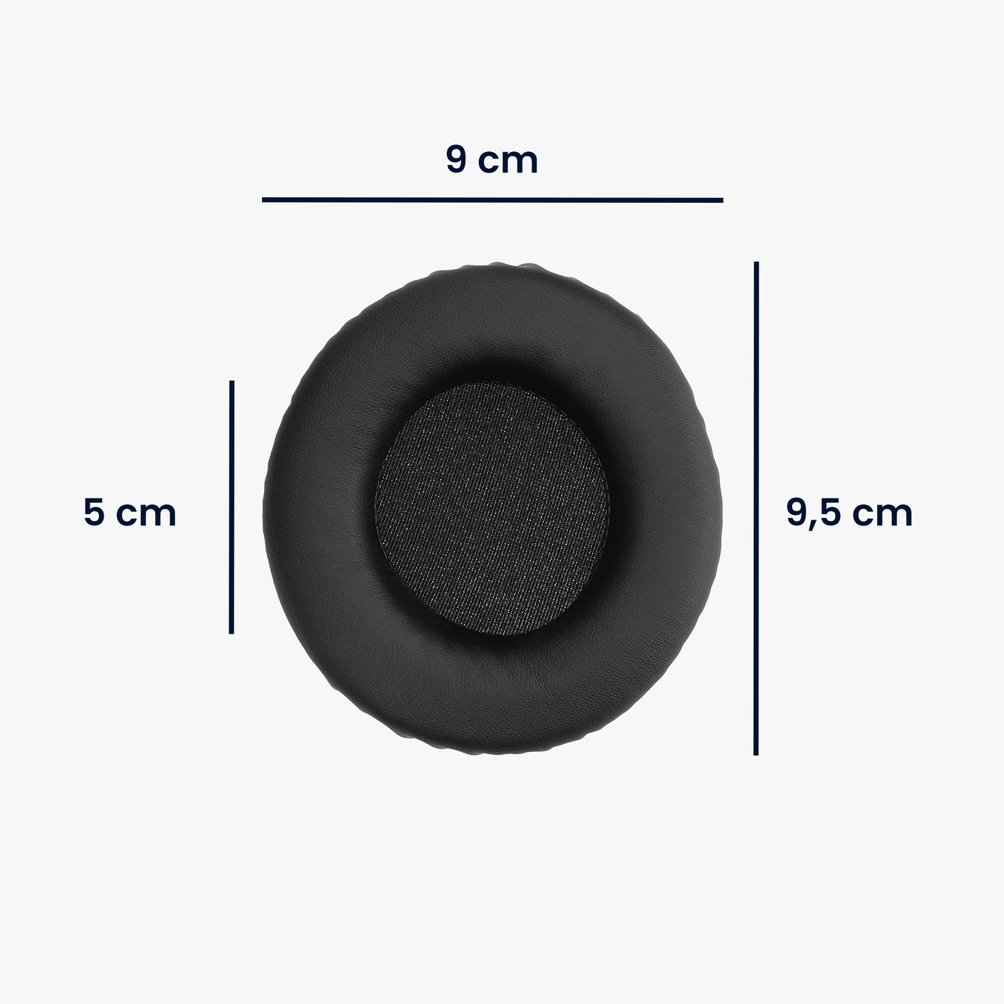 kwmobile Ohr Polster für Sennheiser HD215 /HD225 /HD205 II /HD 4.40 BT Ohrpolster Ersatz Ohrpolster Kopfhörer Ersatzteile Kopfhörer Ersatzpolster Over Ear Headphones