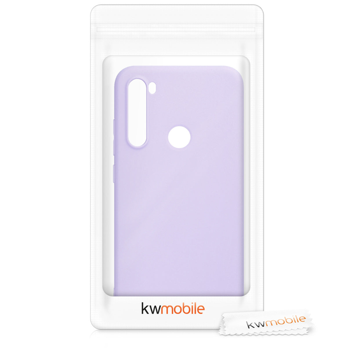 kwmobile Handyhülle für Xiaomi Redmi Note 8 (2019 / 2021) Hülle - Kabelloses Laden - Schutzhülle Cover