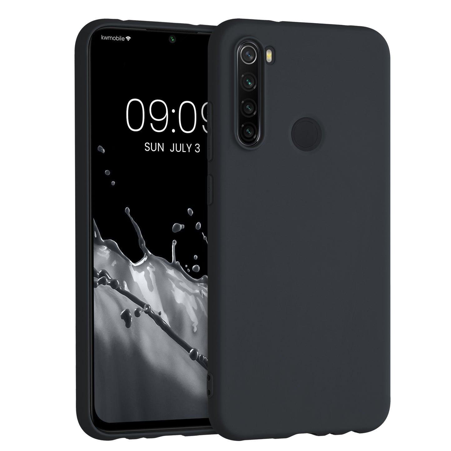 kwmobile Handyhülle für Xiaomi Redmi Note 8 (2019 / 2021) Hülle - Kabelloses Laden - Schutzhülle Cover