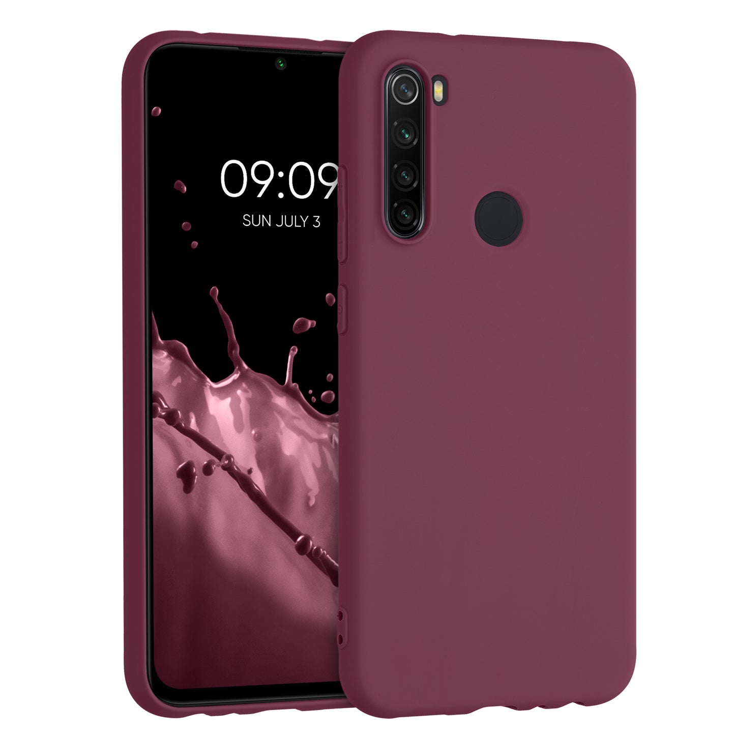 kwmobile Handyhülle für Xiaomi Redmi Note 8 (2019 / 2021) Hülle - Kabelloses Laden - Schutzhülle Cover