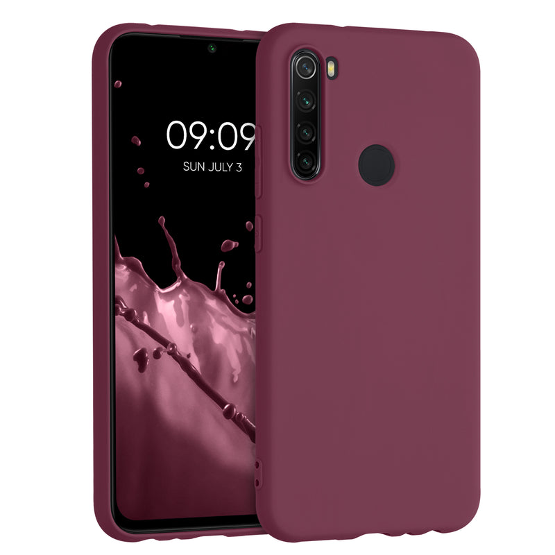 kwmobile Handyhülle für Xiaomi Redmi Note 8 (2019 / 2021) Hülle - Kabelloses Laden - Schutzhülle Cover
