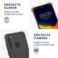 kwmobile Necklace Case kompatibel mit Xiaomi Redmi Note 8 Hülle Silikon Cover mit Handykette Band Handyhülle Transparent