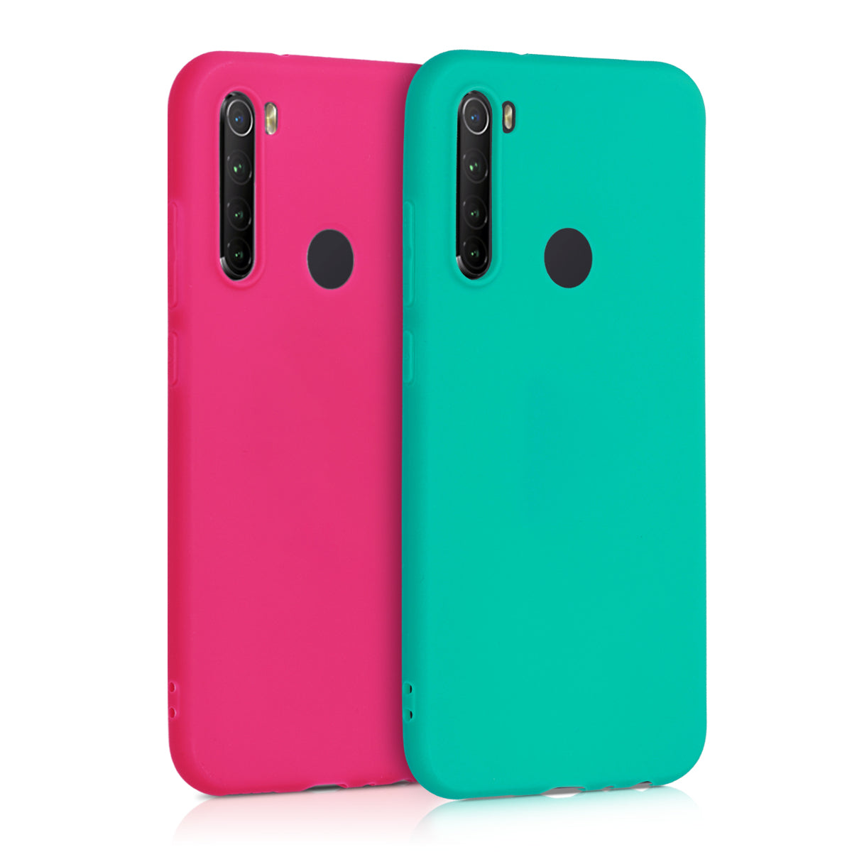 kwmobile Handyhülle für Xiaomi Redmi Note 8 (2019 / 2021) Hülle - Kabelloses Laden - Schutzhülle Cover