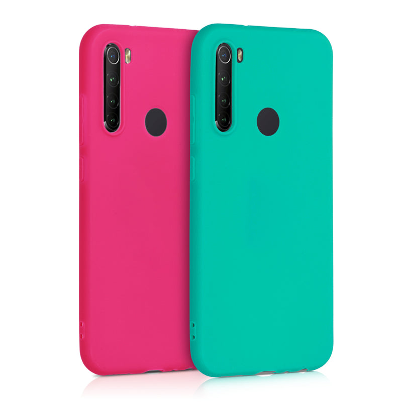 kwmobile Handyhülle für Xiaomi Redmi Note 8 (2019 / 2021) Hülle - Kabelloses Laden - Schutzhülle Cover