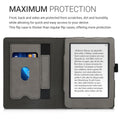 kwmobile Schutzhülle kompatibel mit Tolino Shine 3 Flip Hülle - Cover mit Handschlaufe