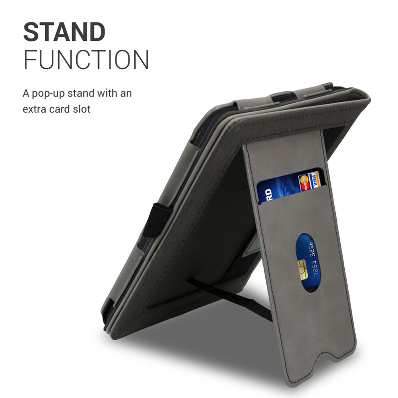 kwmobile Schutzhülle kompatibel mit Tolino Shine 3 Flip Hülle - Cover mit Handschlaufe