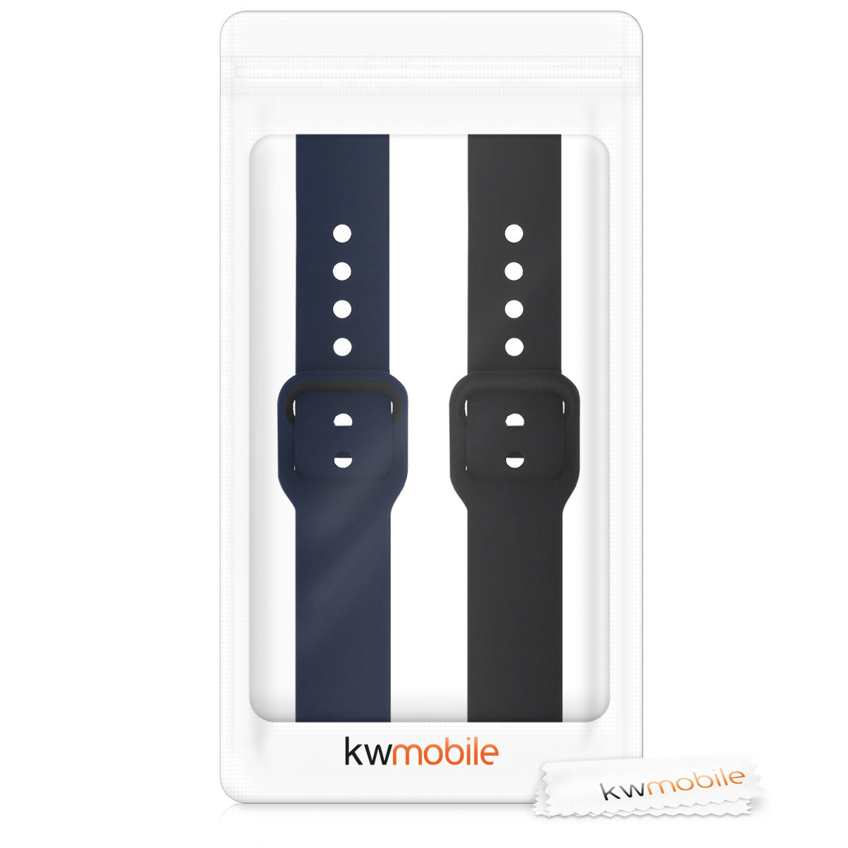 kwmobile Uhrenarmband für Samsung Galaxy Fit (SM-R370) Armband Fitnesstracker Band Set Ersatzarmband Smartwatch