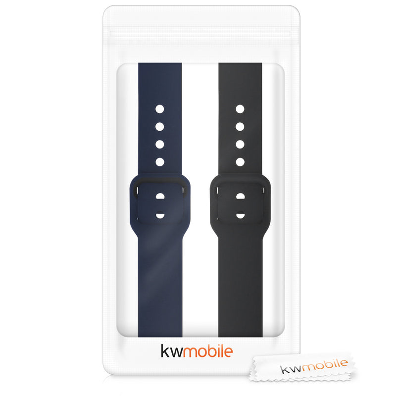 kwmobile Uhrenarmband für Samsung Galaxy Fit (SM-R370) Armband Fitnesstracker Band Set Ersatzarmband Smartwatch