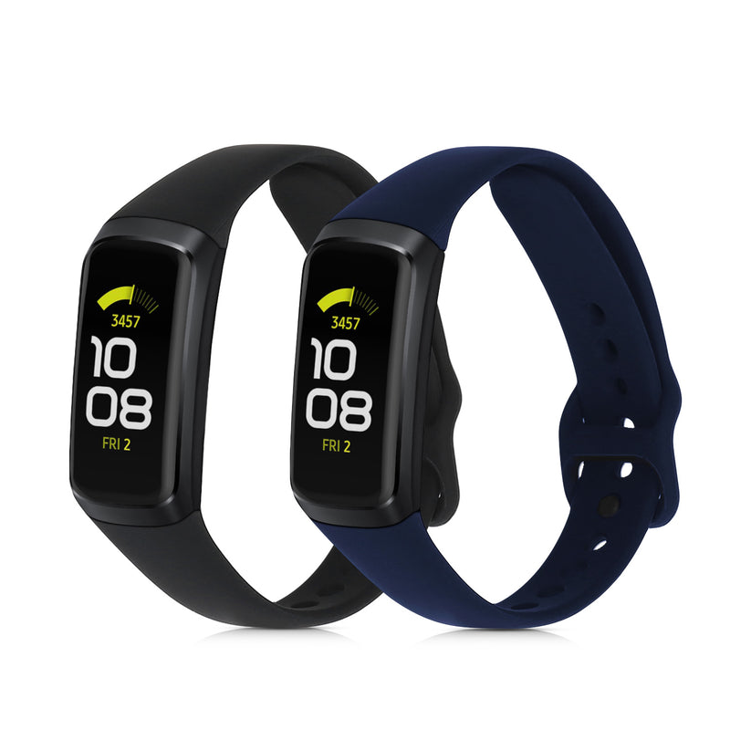 kwmobile Uhrenarmband für Samsung Galaxy Fit (SM-R370) Armband Fitnesstracker Band Set Ersatzarmband Smartwatch