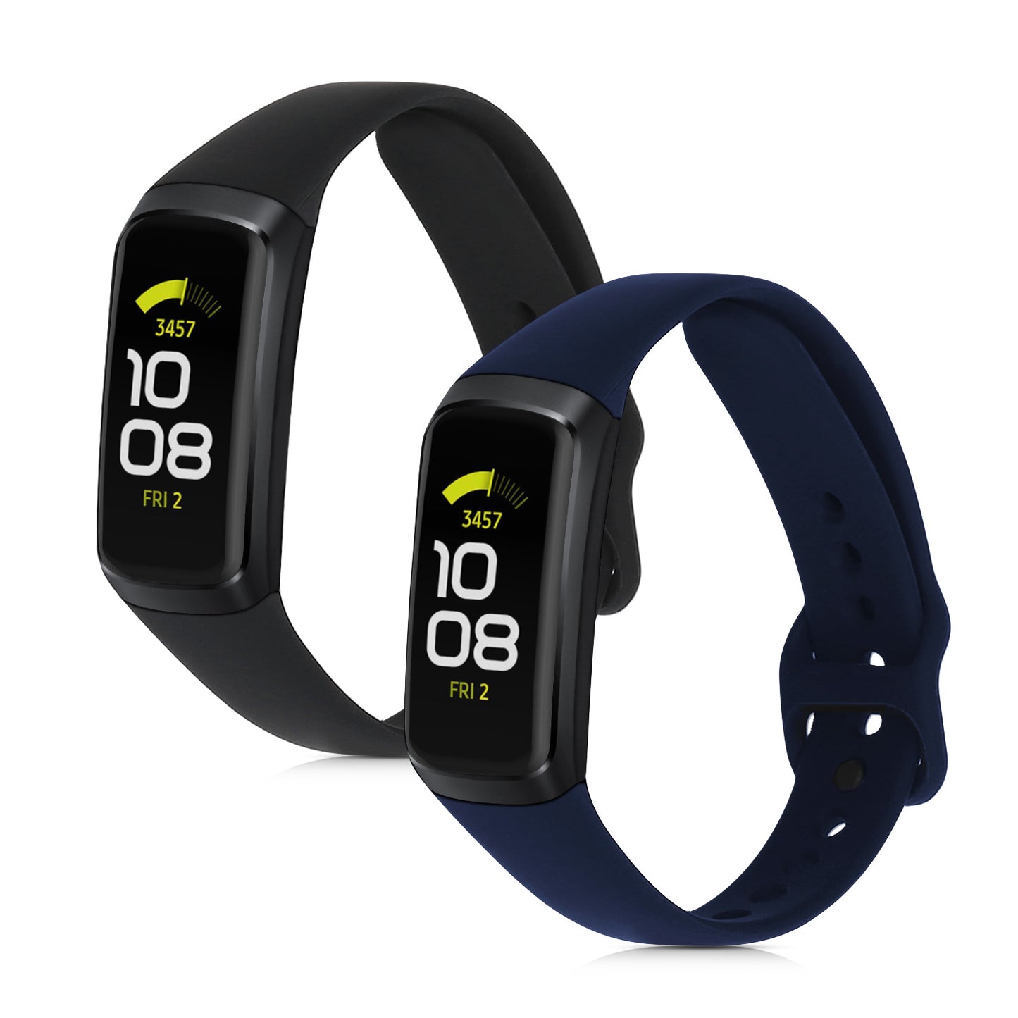 kwmobile Uhrenarmband für Samsung Galaxy Fit (SM-R370) Armband Fitnesstracker Band Set Ersatzarmband Smartwatch
