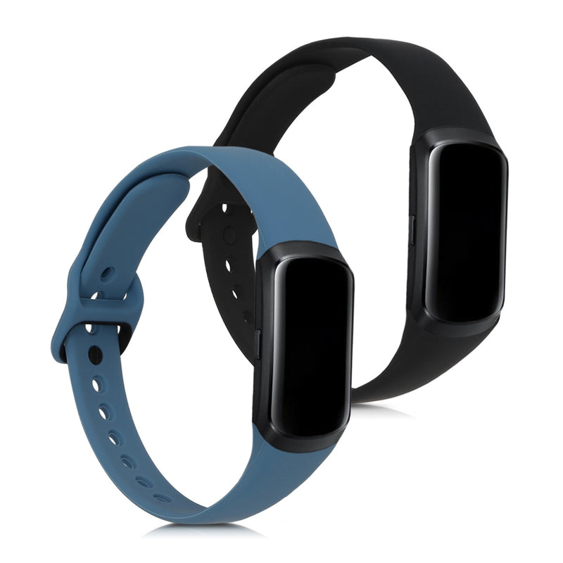 kwmobile Uhrenarmband für Samsung Galaxy Fit (SM-R370) Armband Fitnesstracker Band Set Ersatzarmband Smartwatch