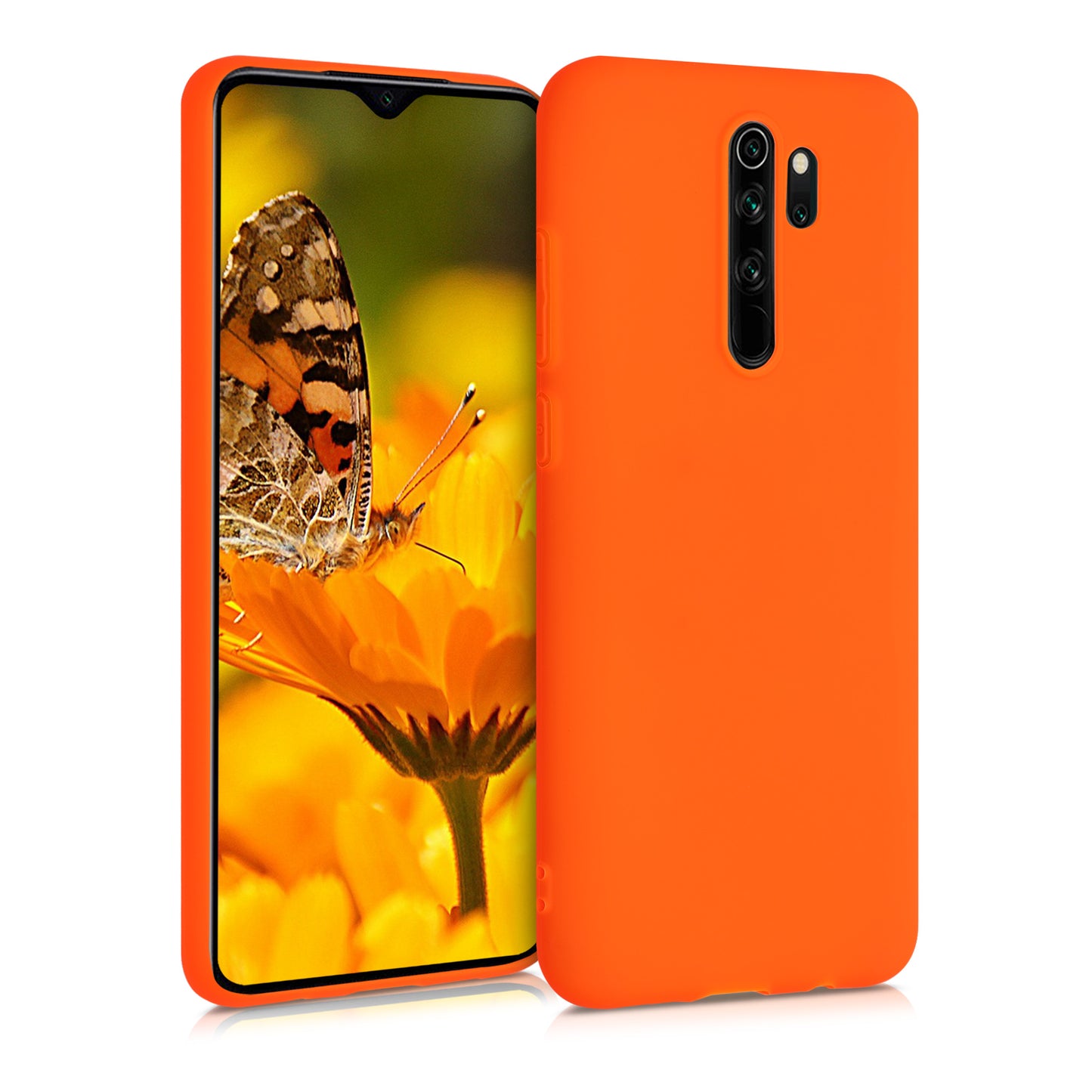 kwmobile Handyhülle für Xiaomi Redmi Note 8 Pro - Kabelloses Laden - Schutzhülle Cover