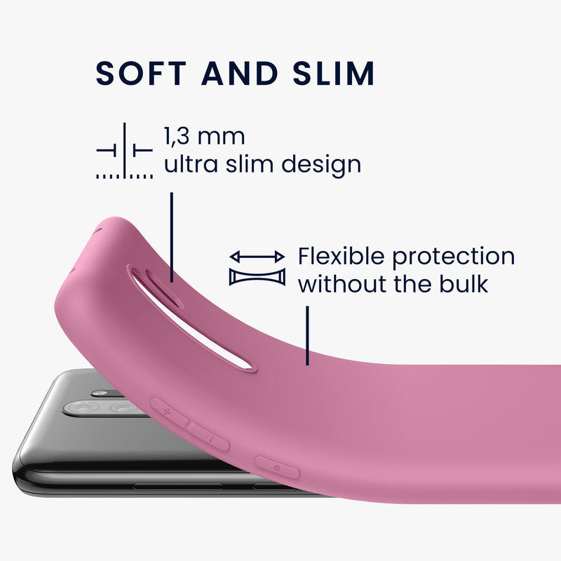 kwmobile Handyhülle für Xiaomi Redmi Note 8 Pro - Kabelloses Laden - Schutzhülle Cover