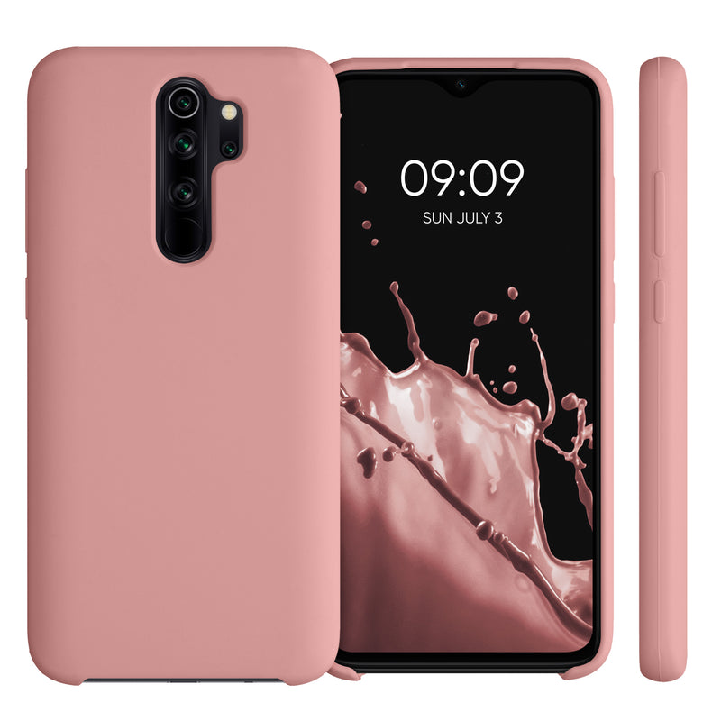 kwmobile Handyhülle für Xiaomi Redmi Note 8 Pro Hülle - Case Silikon - Kabelloses Laden - Schutzhülle Cover