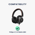 kwmobile Ohr Polster für Philips Fidelio Ohrpolster Ersatz Kopfhörer Ersatzteile Kopfhörer Ersatzpolster Over Ear Headphones