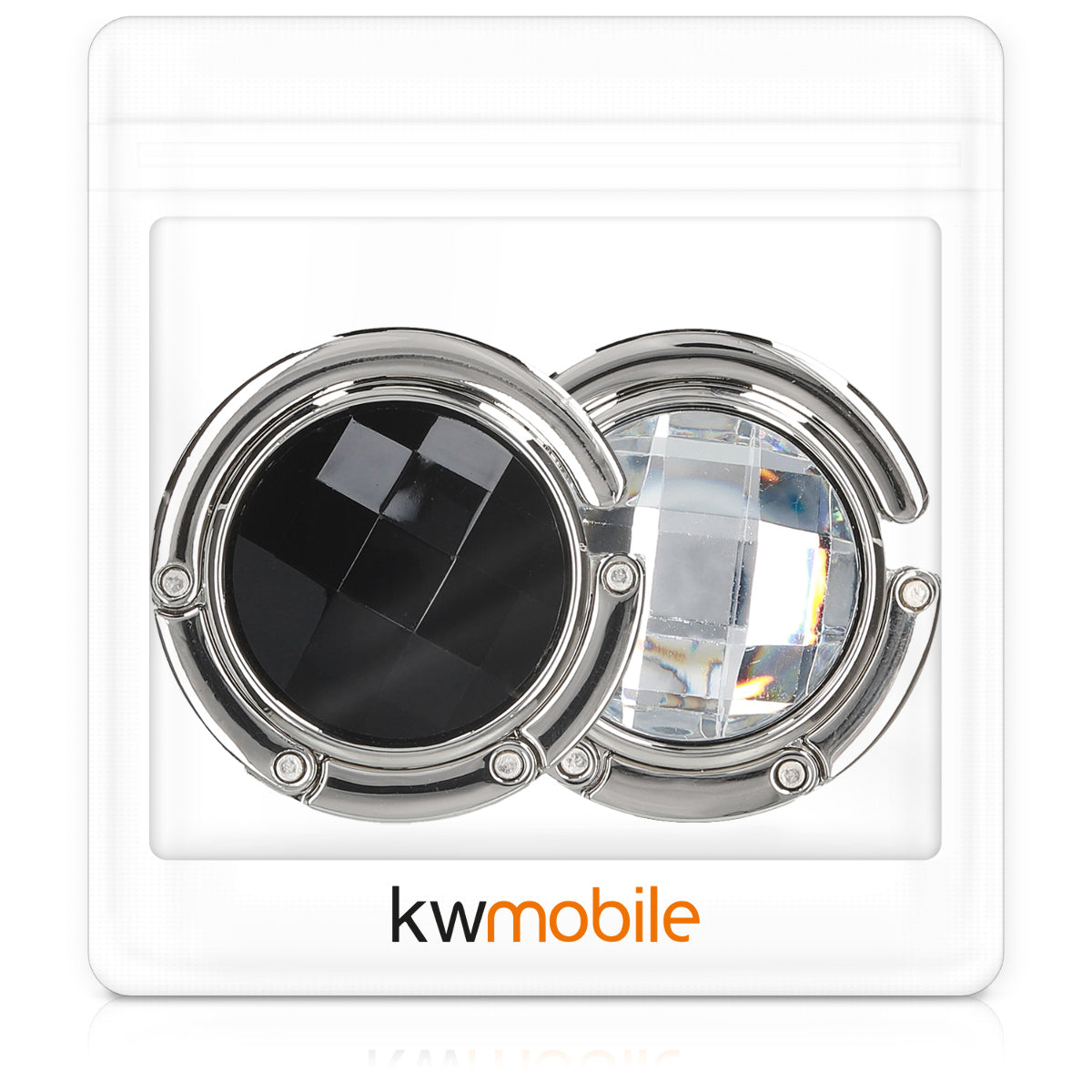 kwmobile Taschenhalter für Tisch Taschenhaken faltbar Taschen Aufhänger Taschen Halter Haken Tischhaken Set